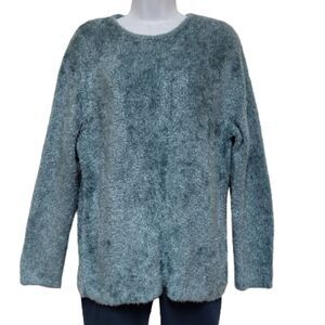 🌹Norton McNaughton Green Shimmering Sweater sz L